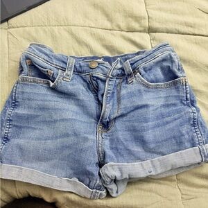 Hollister Light Blue Jean Shorts